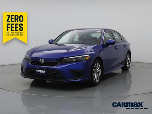 Blue 2023 Honda Civic LX