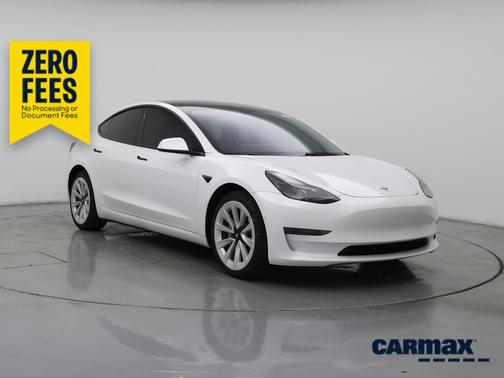 White 2022 Tesla Model 3