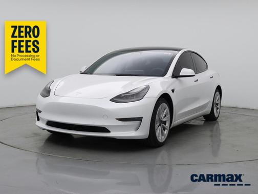 White 2022 Tesla Model 3