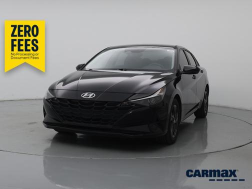Black 2023 Hyundai ELANTRA HEV Blue