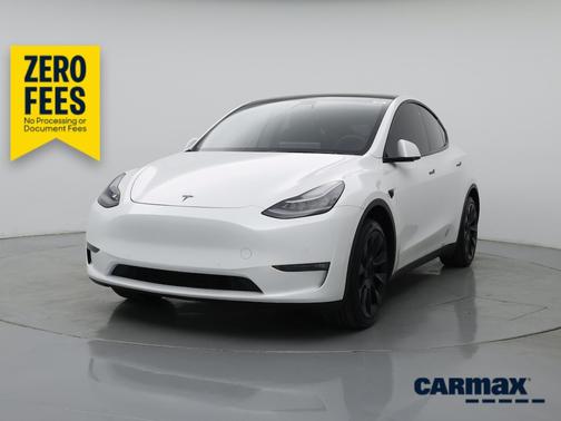White 2021 Tesla Model Y Long Range