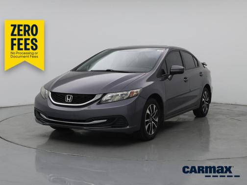 Gray 2015 Honda Civic EX