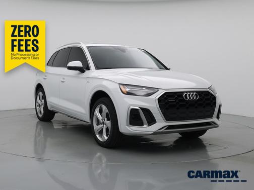 White 2023 Audi Q5 S-Line Premium Plus