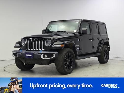 Black 2023 Jeep Wrangler 4xe Unlimited Sahara