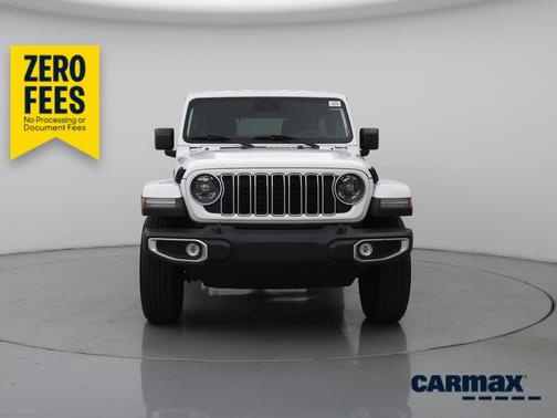 White 2025 Jeep Wrangler Sahara
