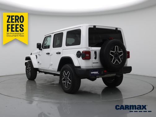 White 2025 Jeep Wrangler Sahara