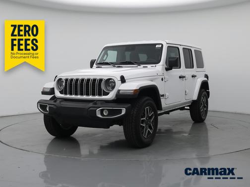 White 2025 Jeep Wrangler Sahara