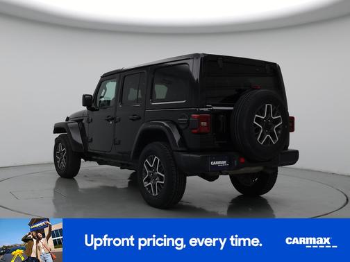 Black 2025 Jeep Wrangler Sahara