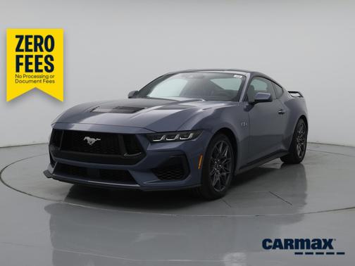 Blue 2024 Ford Mustang GT Premium