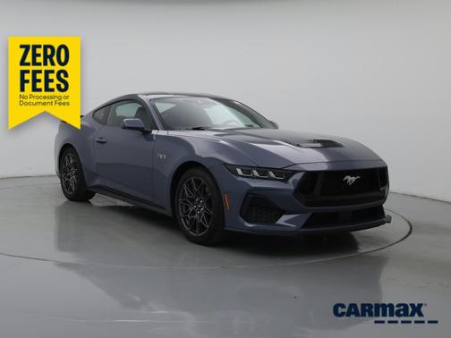 Blue 2024 Ford Mustang GT Premium
