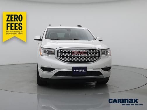White 2017 GMC Acadia Denali