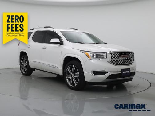 White 2017 GMC Acadia Denali