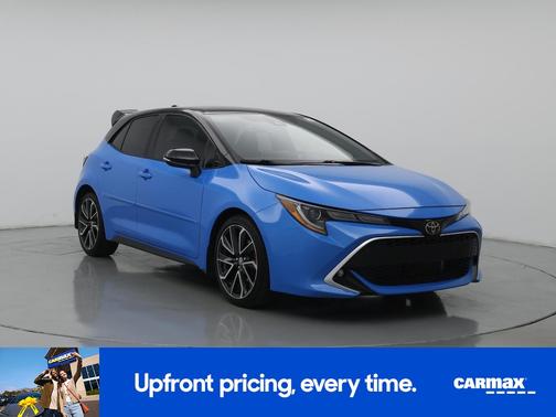 Blue 2020 Toyota Corolla Hatchback XSE