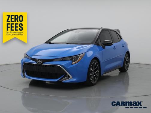 Blue 2020 Toyota Corolla Hatchback XSE
