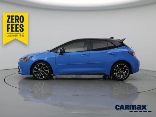 Blue 2020 Toyota Corolla Hatchback XSE