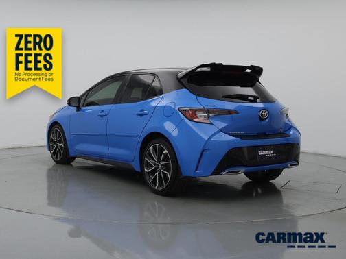 Blue 2020 Toyota Corolla Hatchback XSE