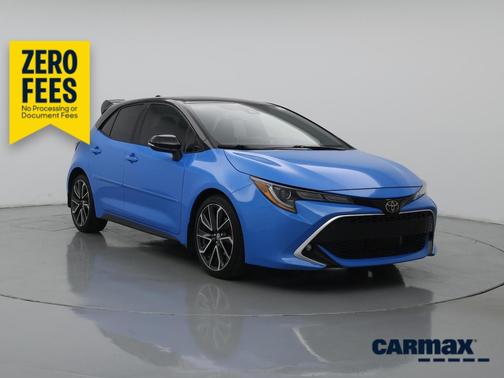 Blue 2020 Toyota Corolla Hatchback XSE