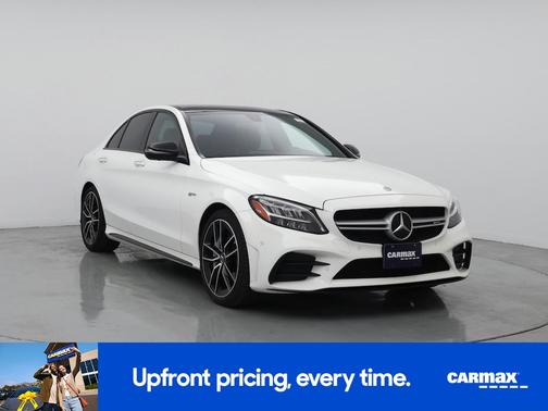 White 2021 Mercedes-Benz AMG C 43