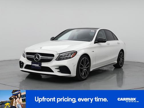 White 2021 Mercedes-Benz AMG C 43