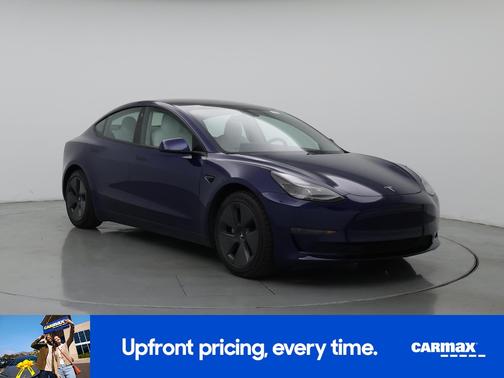Blue 2021 Tesla Model 3 Standard Range Plus