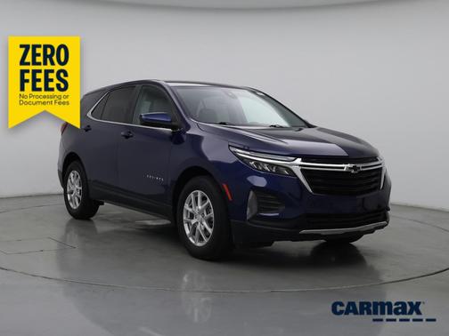 Blue 2022 Chevrolet Equinox LT