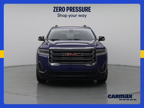 Blue 2023 GMC Acadia AT4