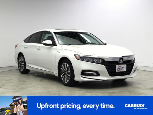 White 2020 Honda Accord Hybrid EX-L