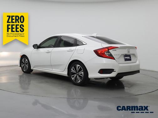 White 2018 Honda Civic EX-L