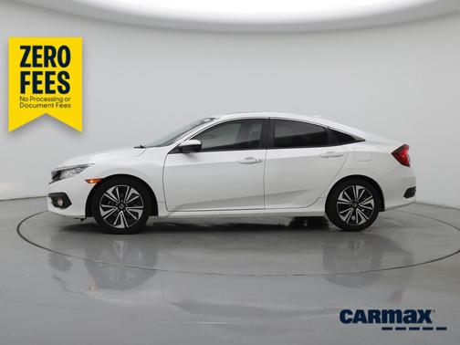 White 2018 Honda Civic EX-L