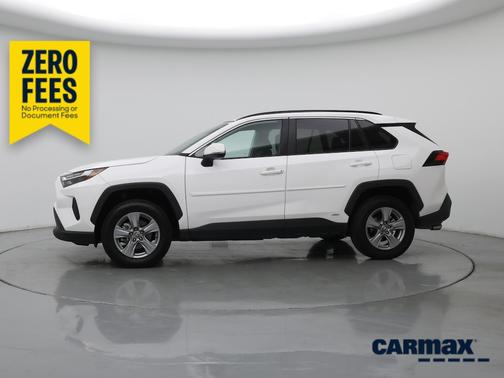 White 2025 Toyota RAV4 Hybrid XLE
