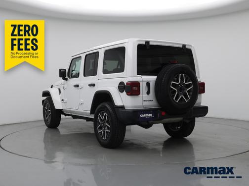 White 2025 Jeep Wrangler Sahara