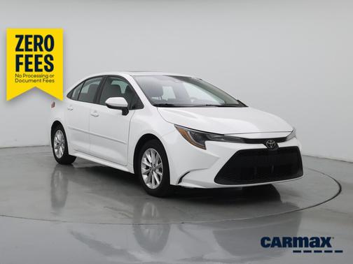 White 2022 Toyota Corolla LE