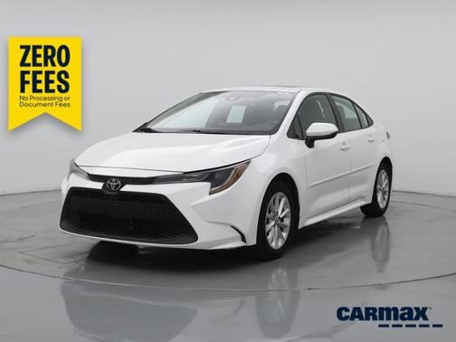 White 2022 Toyota Corolla LE