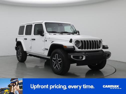 White 2025 Jeep Wrangler Sahara