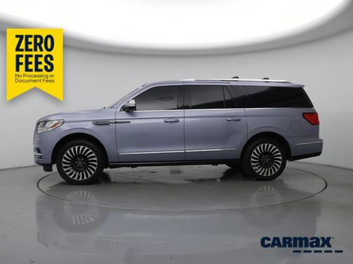 Blue 2020 Lincoln Navigator L Black Label