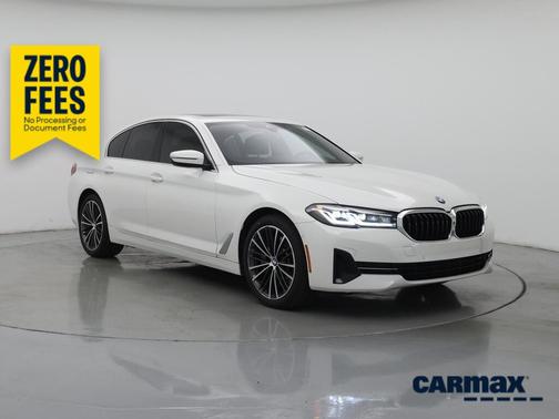 White 2021 BMW 530e