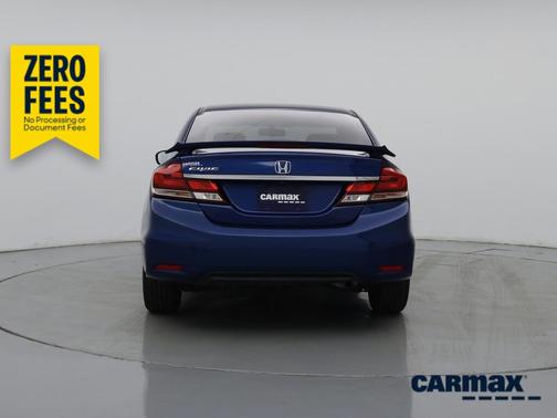 Blue 2015 Honda Civic EX