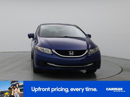 Blue 2015 Honda Civic EX