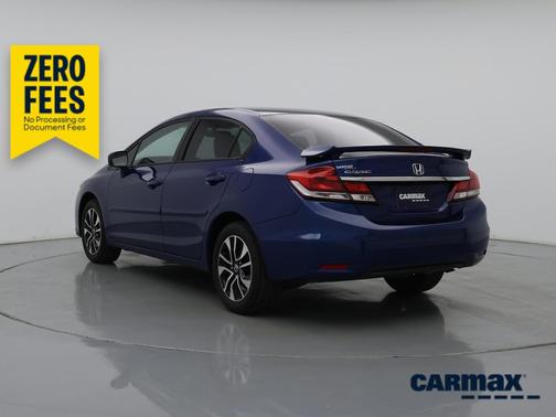 Blue 2015 Honda Civic EX