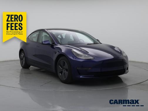 Blue 2023 Tesla Model 3