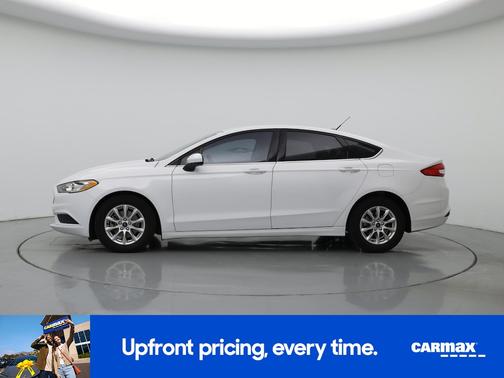 White 2017 Ford Fusion S