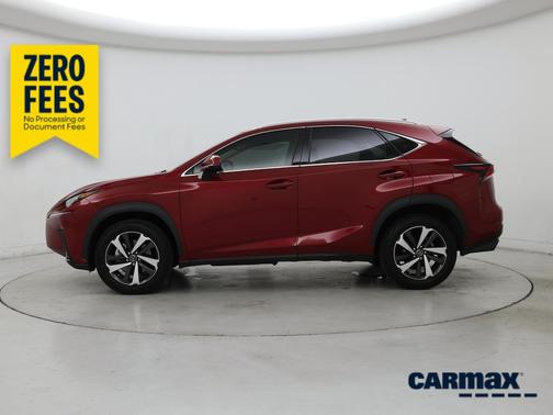 Red 2020 Lexus NX 300