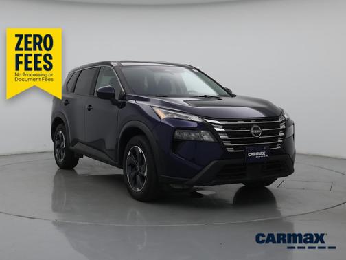 Blue 2025 Nissan Rogue SV