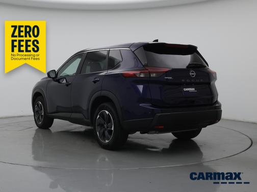 Blue 2025 Nissan Rogue SV