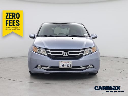 Blue 2014 Honda Odyssey Touring