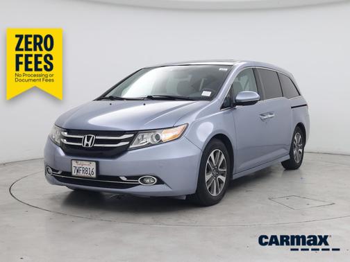 Blue 2014 Honda Odyssey Touring