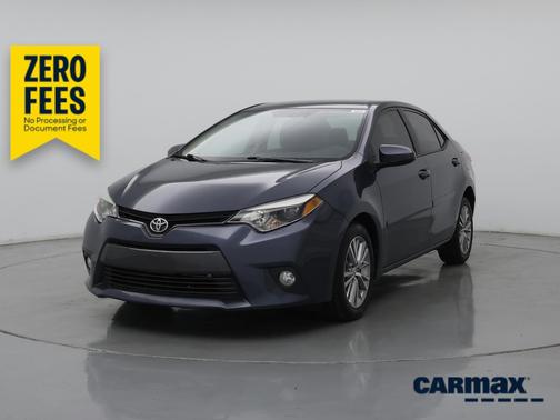 Blue 2015 Toyota Corolla LE Plus