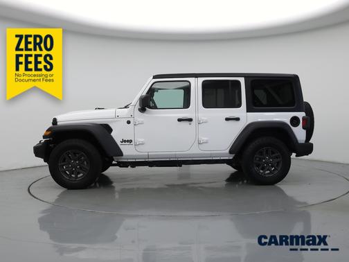 White 2025 Jeep Wrangler Sport