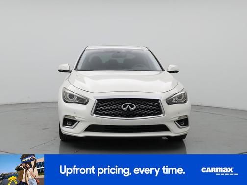 White 2021 INFINITI Q50 Luxe