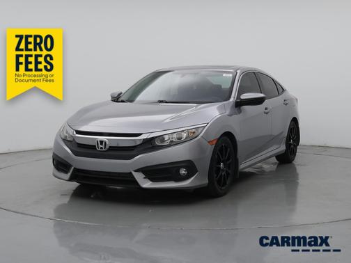 Silver 2016 Honda Civic EX-T